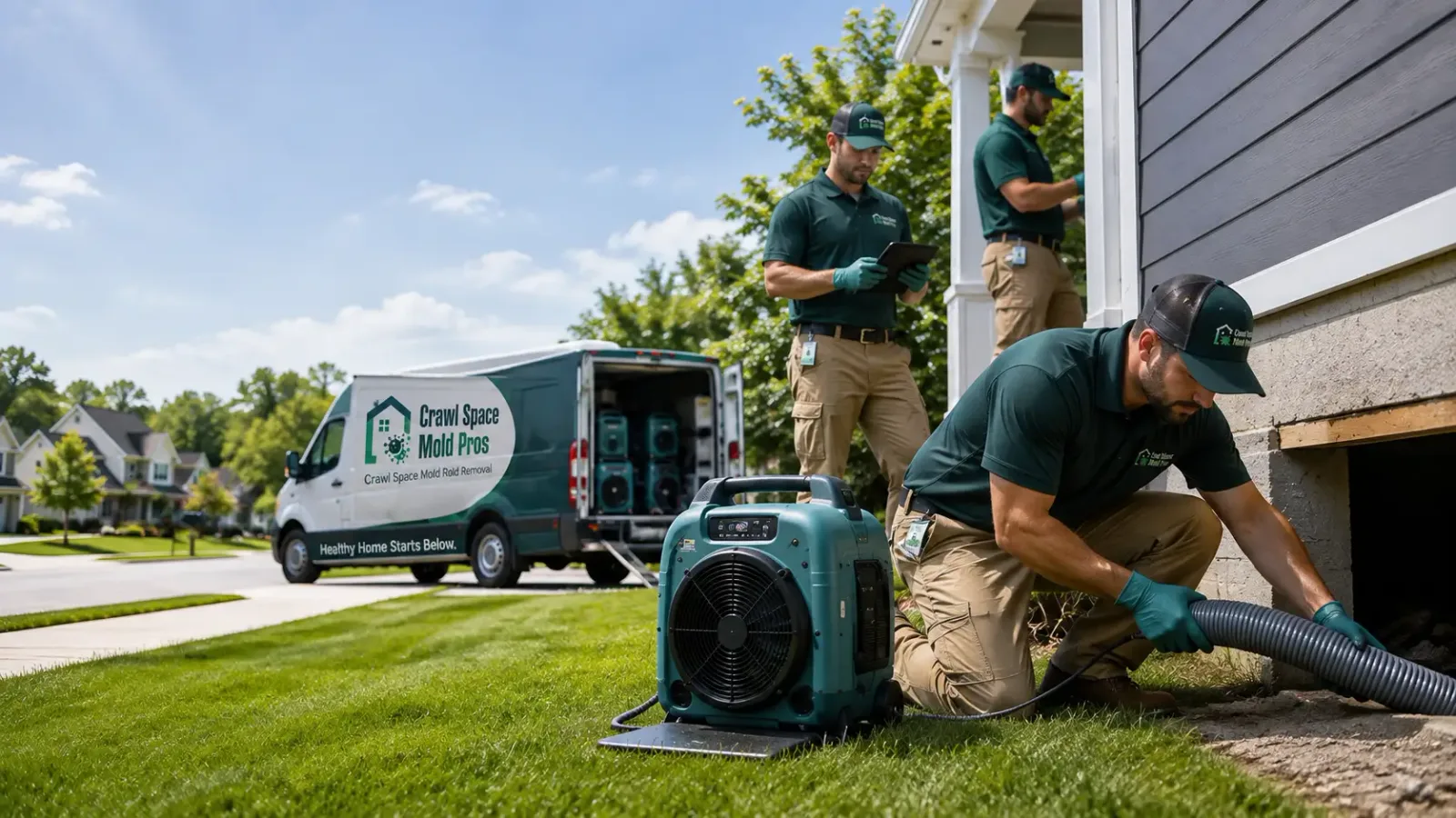 Crawl Space Mold Removal in Veradale, WA
